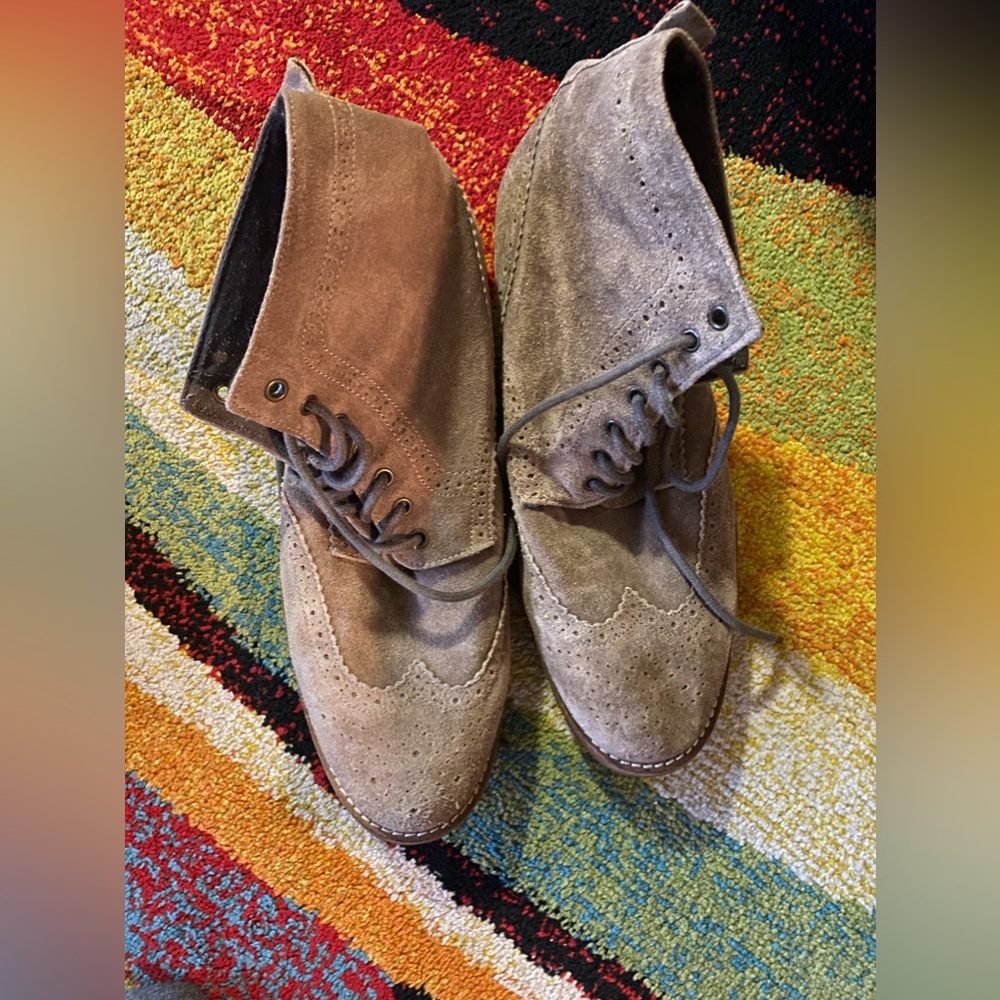 Studio Inc Suede Chelsea boots